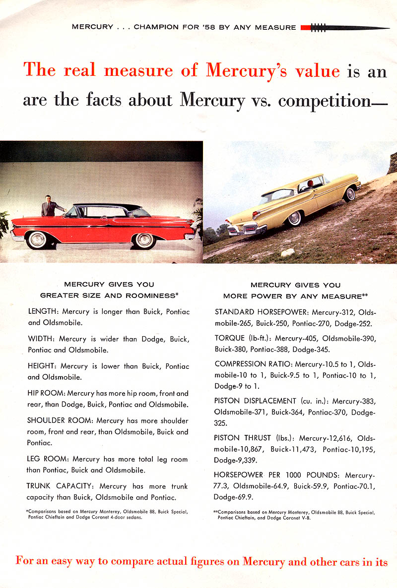 1958 Mercury Flyer Page 9